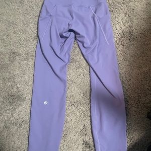 Lululemon wunder train 25” with pockets dark lavender